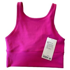 NWOT Lululemon Power Pivot Tank in Sonic Pink Size 8